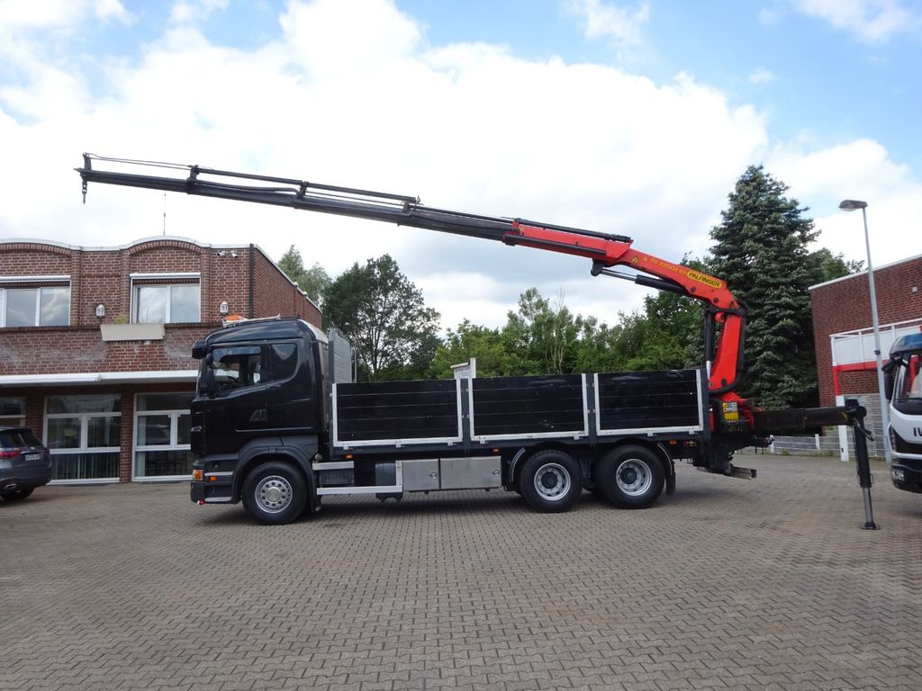 Scania R620 V8 Pritsche +  PALFINGER  22002EH Kran  - Kranbil, Flakbil: bild 1 Scania R620 V8 Pritsche +  PALFINGER  22002EH Kran  - Kranbil, Flakbil: bild 1