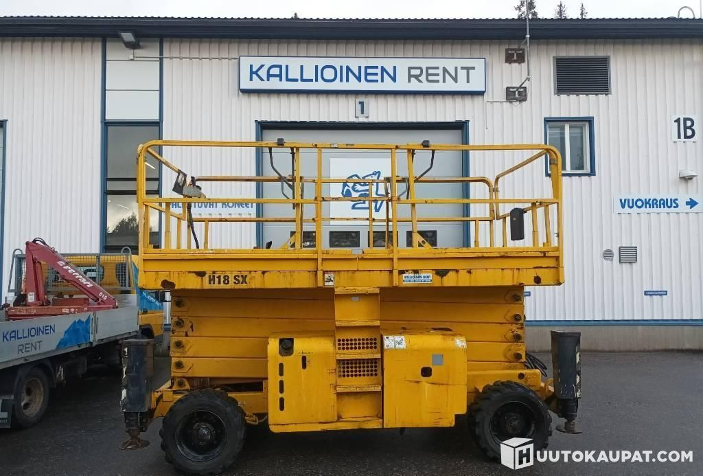 Haulotte H18 SX, scissor lift, 2005, Hyvinkää - Saxlift: bild 1 Haulotte H18 SX, scissor lift, 2005, Hyvinkää - Saxlift: bild 1