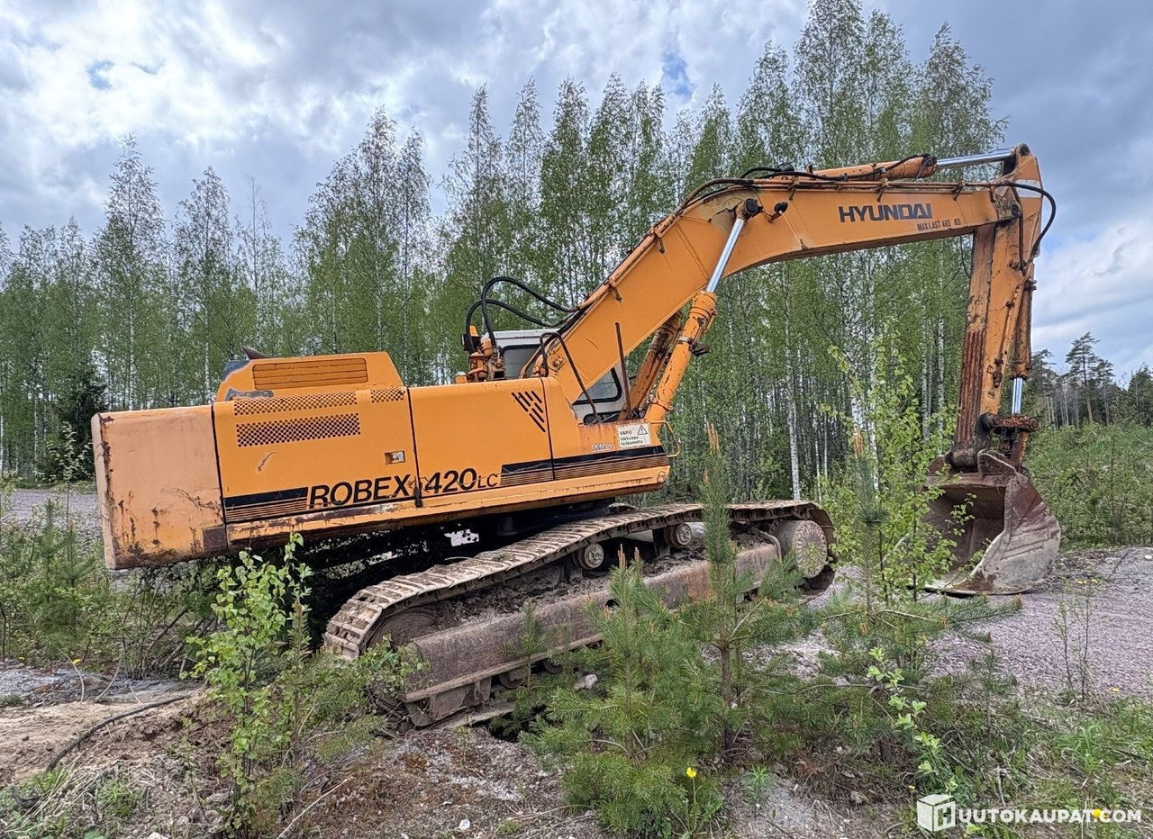 Hyundai Robex 420 LC, crawler excavator, 1995, Mäntsälä - Bandgrävare: bild 3 Hyundai Robex 420 LC, crawler excavator, 1995, Mäntsälä - Bandgrävare: bild 3