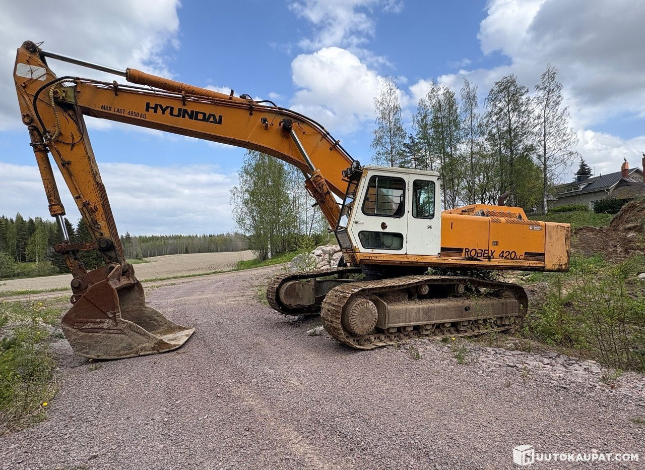 Hyundai Robex 420 LC, tracked excavator, 1995, Mäntsälä - Bandgrävare: bild 1 Hyundai Robex 420 LC, tracked excavator, 1995, Mäntsälä - Bandgrävare: bild 1