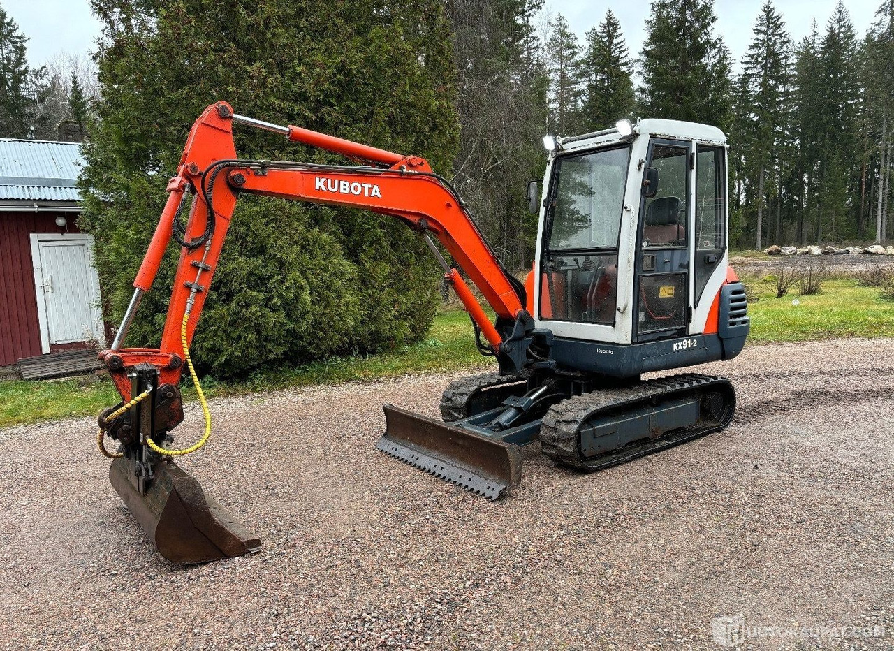 Minigrävmaskin Kubota Kx91-2, 1998, Diesel, 6 390 h Kaivinkone, Askola: bild 1