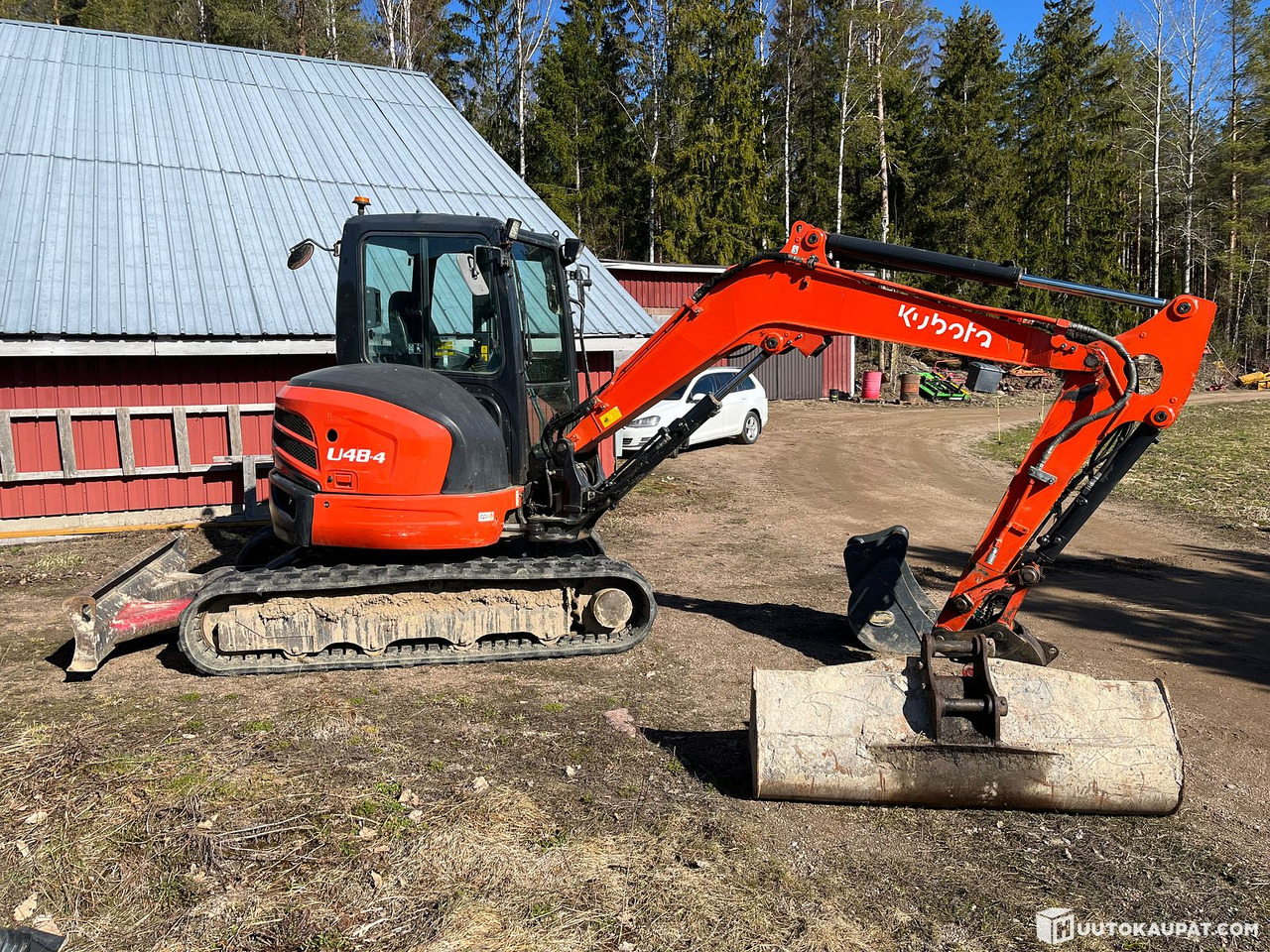 Kubota U48-4, excavator with two buckets, 2015, Kouvola - Övrig maskin: bild 2 Kubota U48-4, excavator with two buckets, 2015, Kouvola - Övrig maskin: bild 2