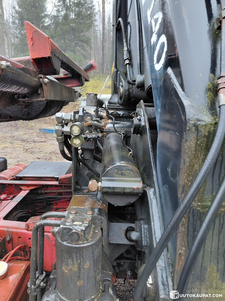 Lastbil med kabelsystem, Kranbil Scania P112M, 1987, Siuntio: bild 8