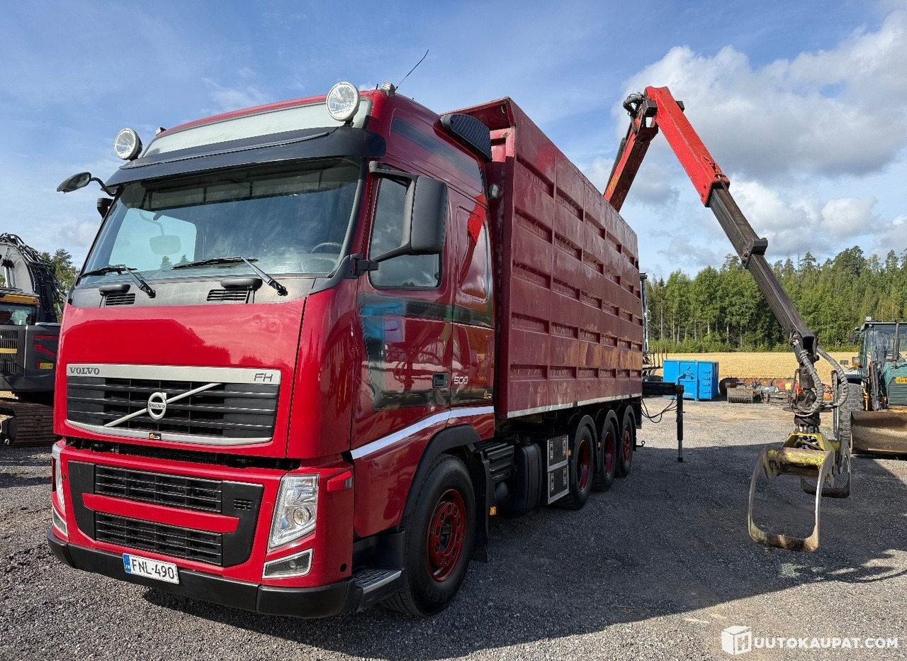Volvo FH500, Brushwood truck, 2011, Lahti - Flakbil, Kranbil: bild 2 Volvo FH500, Brushwood truck, 2011, Lahti - Flakbil, Kranbil: bild 2