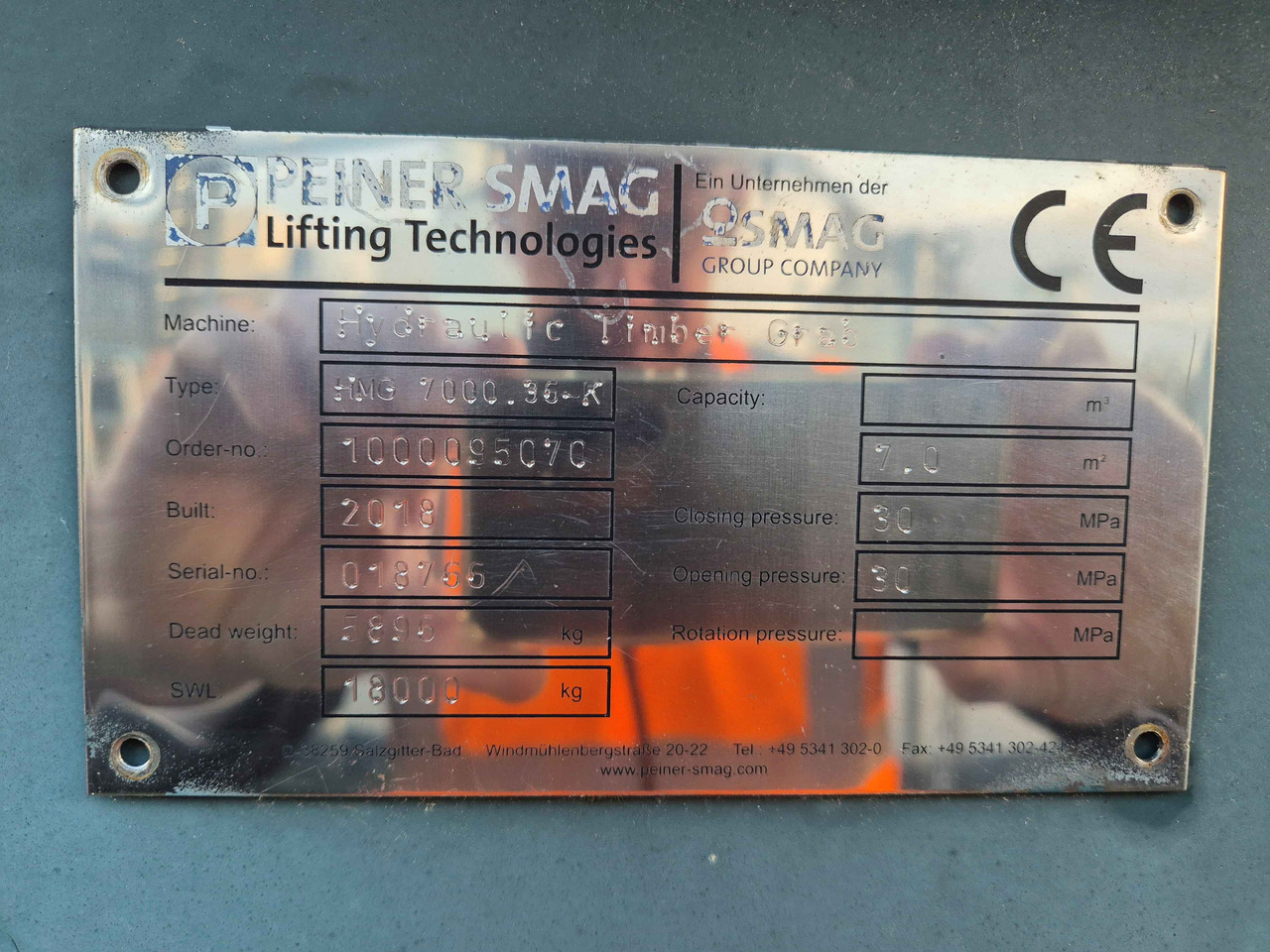 Peiner SMAG HHG.34-K - Gripklo för Hamnutrustning: bild 2 Peiner SMAG HHG.34-K - Gripklo för Hamnutrustning: bild 2