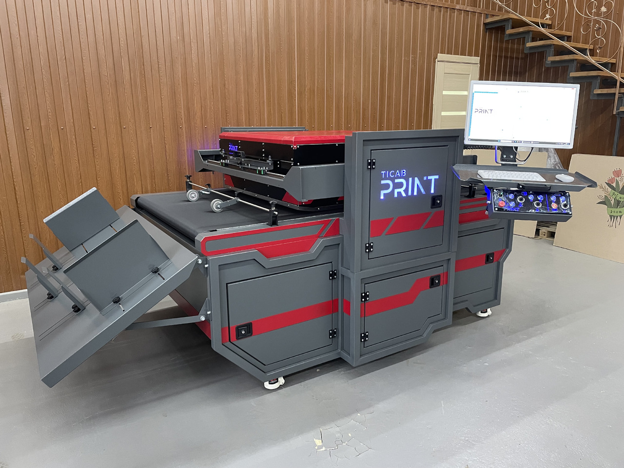 TICAB TITAN DOUBLE with TWO PRINT HEADS - Tryckmaskin: bild 1 TICAB TITAN DOUBLE with TWO PRINT HEADS - Tryckmaskin: bild 1