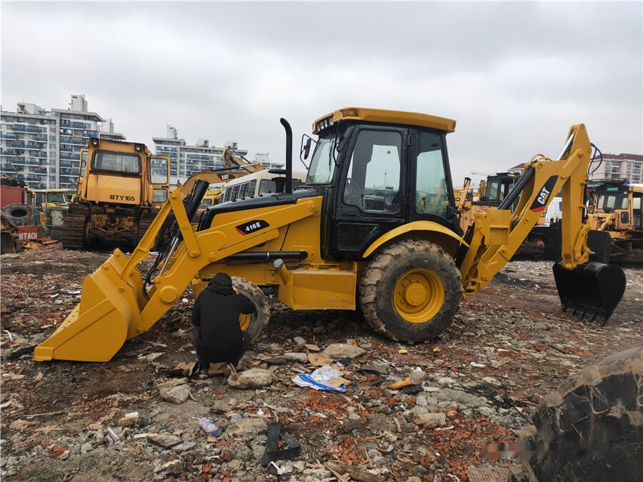 Grävlastare Caterpillar 416E: bild 12