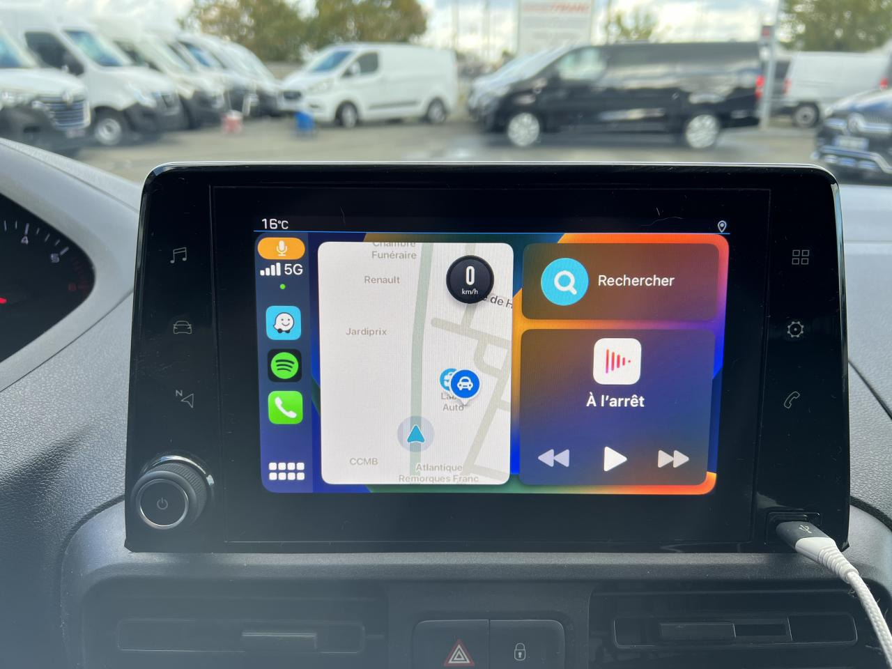 Skåpbil PEUGEOT PARTNER M 650KG 1.5 HDI 100CH ASPHALT 3 PLACES: bild 12 Skåpbil PEUGEOT PARTNER M 650KG 1.5 HDI 100CH ASPHALT 3 PLACES: bild 12