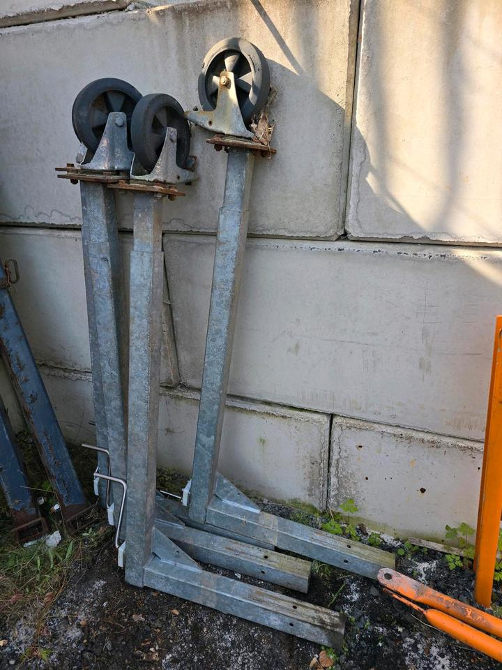 4x Stützen für Salzstreuer Container Wohnkabine Schmidt Epoke Gmeiner Salzsilo Streuautomat Winterdienst - Sand-/ Saltspridare: bild 1 4x Stützen für Salzstreuer Container Wohnkabine Schmidt Epoke Gmeiner Salzsilo Streuautomat Winterdienst - Sand-/ Saltspridare: bild 1