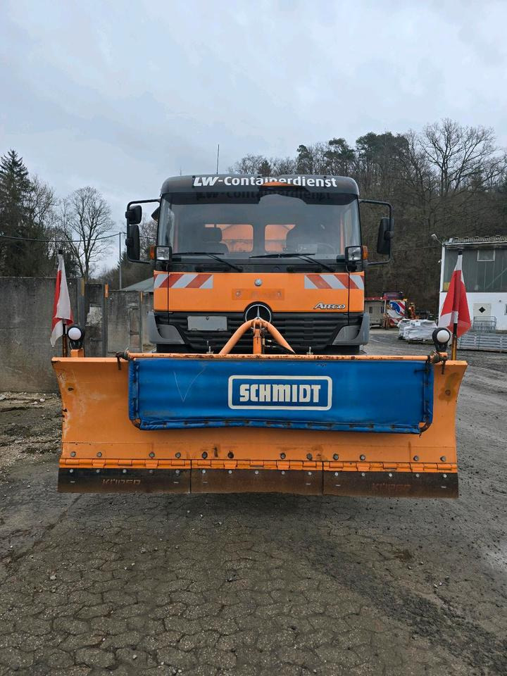 Mercedes-Benz Atego 1828 AK Absetzkipper Meiller Schmidt Schneepflug Küpper-Weisser Salzstreuer Allrad - Plogbil: bild 5 Mercedes-Benz Atego 1828 AK Absetzkipper Meiller Schmidt Schneepflug Küpper-Weisser Salzstreuer Allrad - Plogbil: bild 5