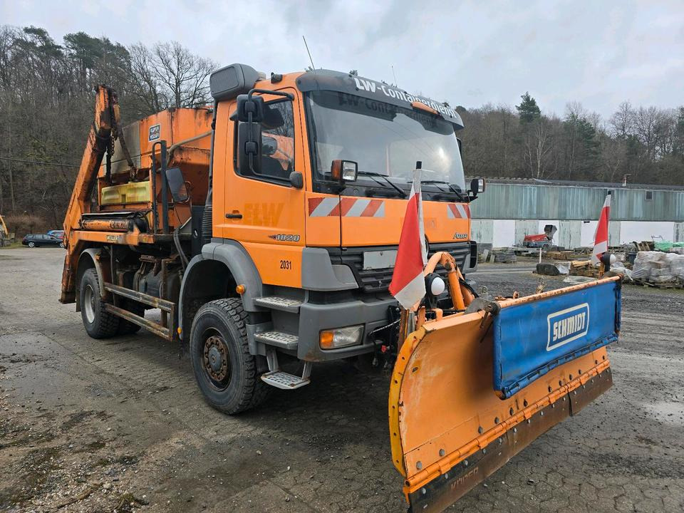 Mercedes-Benz Atego 1828 AK Absetzkipper Meiller Schmidt Schneepflug Küpper-Weisser Salzstreuer Allrad - Plogbil: bild 4 Mercedes-Benz Atego 1828 AK Absetzkipper Meiller Schmidt Schneepflug Küpper-Weisser Salzstreuer Allrad - Plogbil: bild 4