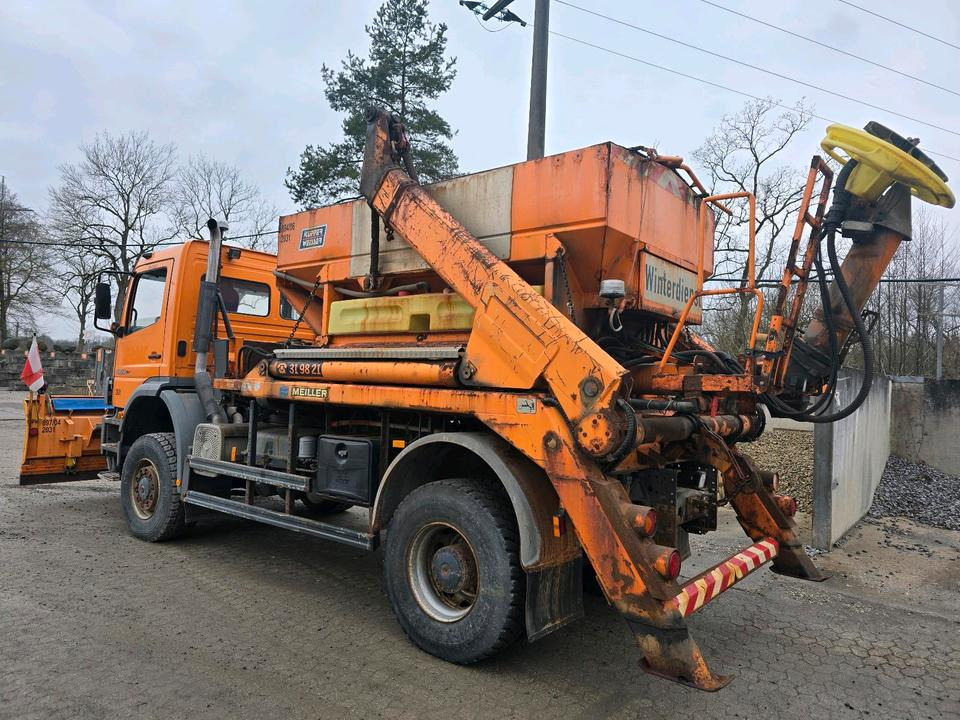 Mercedes-Benz Atego 1828 AK Absetzkipper Meiller Schmidt Schneepflug Küpper-Weisser Salzstreuer Allrad - Plogbil: bild 2 Mercedes-Benz Atego 1828 AK Absetzkipper Meiller Schmidt Schneepflug Küpper-Weisser Salzstreuer Allrad - Plogbil: bild 2