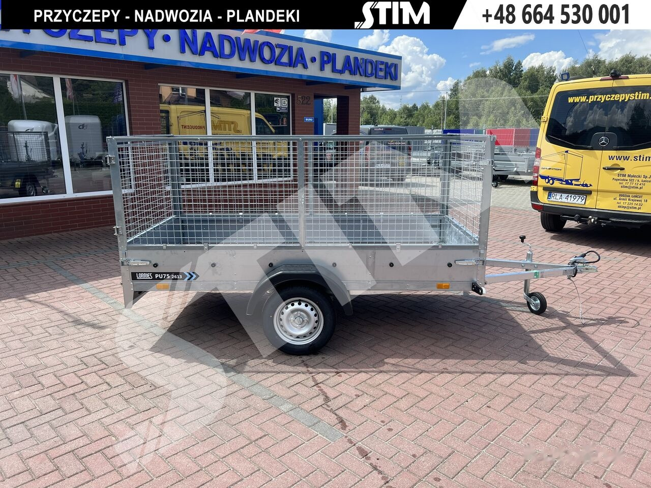 Lorries PU75-2613 uchylna + nadstawka - Bilsläp: bild 2 Lorries PU75-2613 uchylna + nadstawka - Bilsläp: bild 2