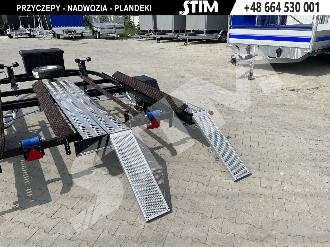 Ny Båttrailer Stim L21-SWQ/1300 vr. B 2x skuter lub 2 x quad lub skuter i quad: bild 19