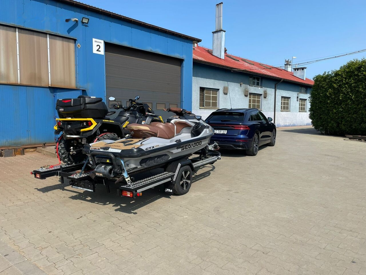 Stim L21-SWQ/1300 vr. B 2x skuter lub 2 x quad lub skuter i quad - Båttrailer: bild 3 Stim L21-SWQ/1300 vr. B 2x skuter lub 2 x quad lub skuter i quad - Båttrailer: bild 3