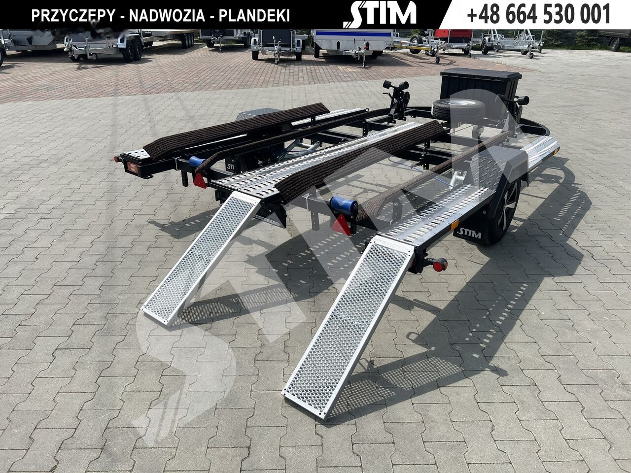 Ny Båttrailer Stim L21-SWQ/1300 vr. B 2x skuter lub 2 x quad lub skuter i quad: bild 21
