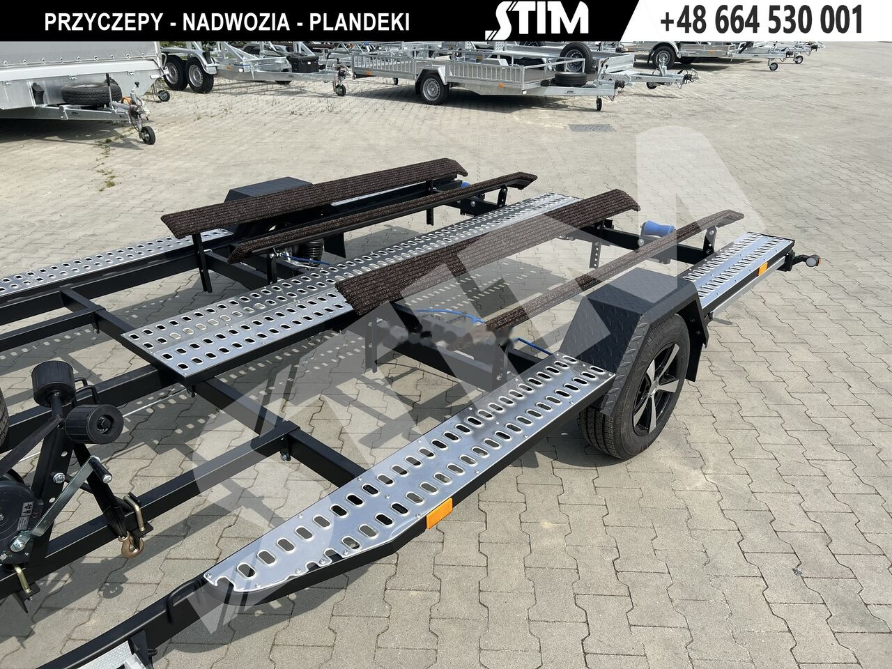 Ny Båttrailer Stim L21-SWQ/1300 vr. B 2x skuter lub 2 x quad lub skuter i quad: bild 12