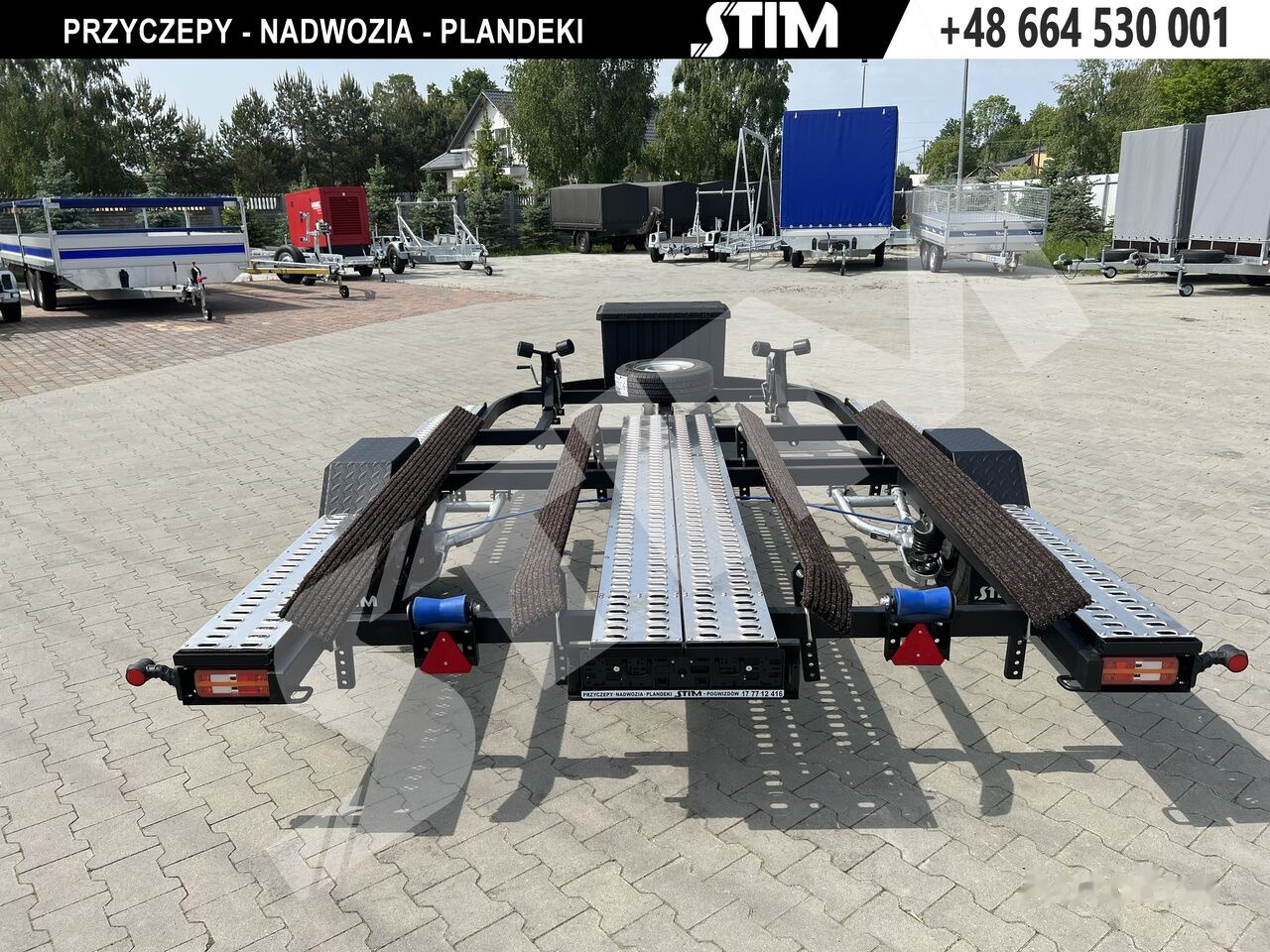Ny Båttrailer Stim L21-SWQ/1300 vr. B 2x skuter lub 2 x quad lub skuter i quad: bild 6