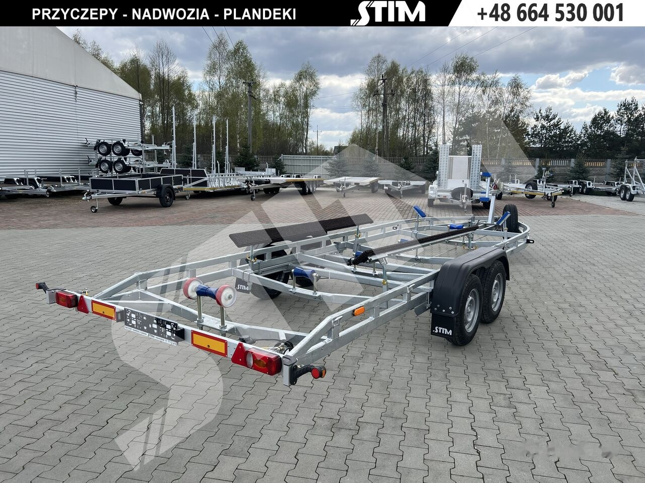 Stim L22/PŁ-ST/75-27 - Båttrailer: bild 3 Stim L22/PŁ-ST/75-27 - Båttrailer: bild 3