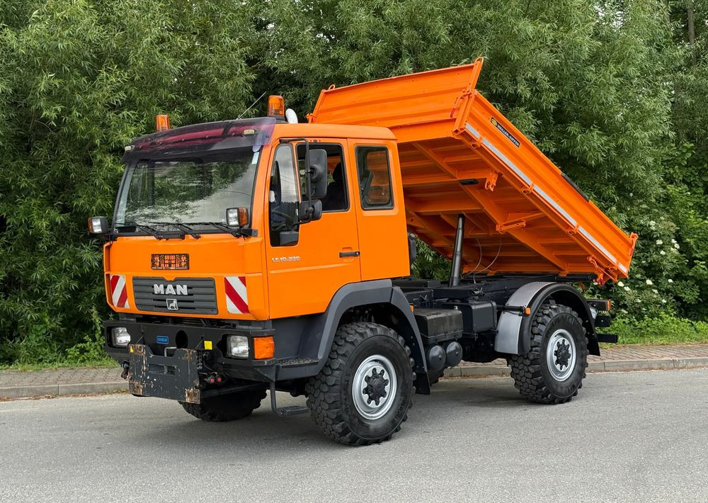 MAN * MAN 10-220 * Kiper Wywrotka Meiller * 4x4 * Zimowe Utrzymanie * Unimog * - Tippbil lastbil: bild 1 MAN * MAN 10-220 * Kiper Wywrotka Meiller * 4x4 * Zimowe Utrzymanie * Unimog * - Tippbil lastbil: bild 1