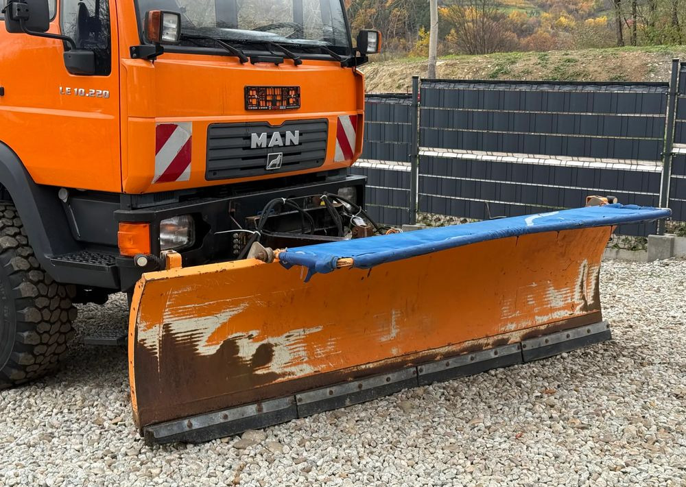 Tippbil lastbil MAN * MAN 10-220 * Pług * Kiper Wywrotka Meiller * 4x4 * Zimowe Utrzymanie * Unimog *: bild 20