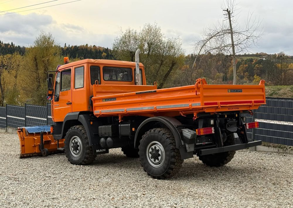 Tippbil lastbil MAN * MAN 10-220 * Pług * Kiper Wywrotka Meiller * 4x4 * Zimowe Utrzymanie * Unimog *: bild 9