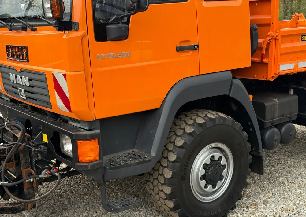 MAN * MAN 10-220 * Pług * Kiper Wywrotka Meiller * 4x4 * Zimowe Utrzymanie * Unimog * - Tippbil lastbil: bild 4 MAN * MAN 10-220 * Pług * Kiper Wywrotka Meiller * 4x4 * Zimowe Utrzymanie * Unimog * - Tippbil lastbil: bild 4