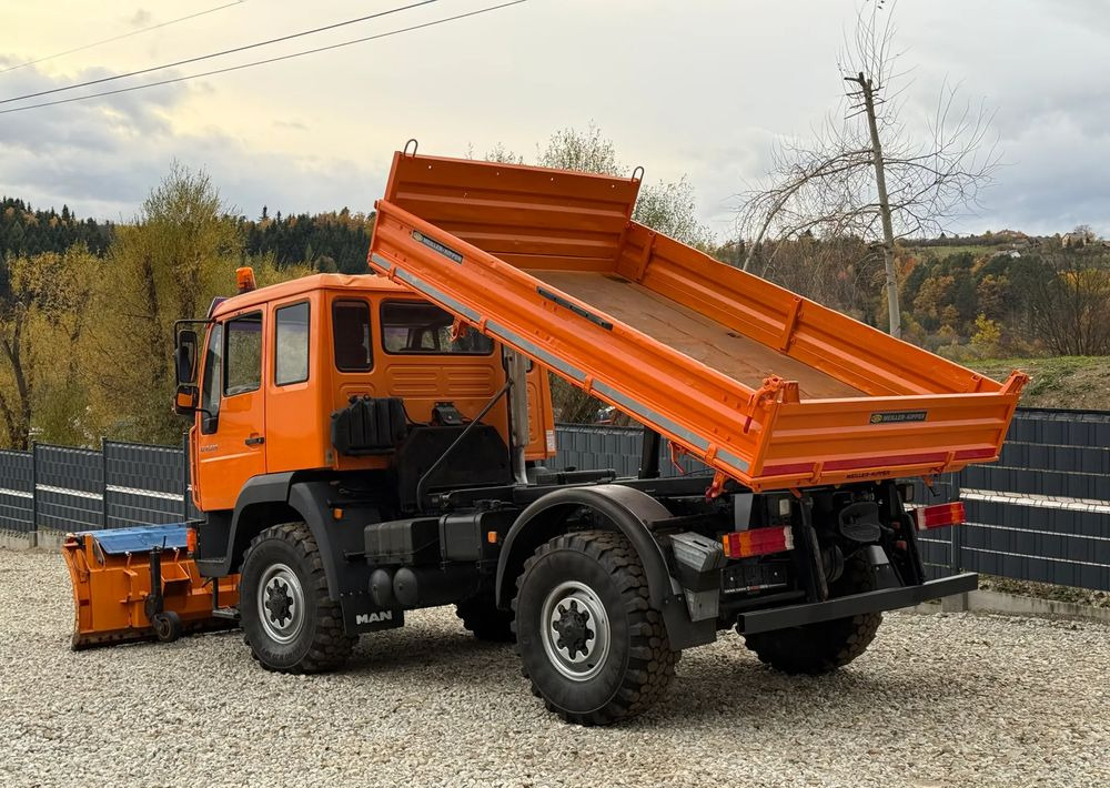 Tippbil lastbil MAN * MAN 10-220 * Pług * Kiper Wywrotka Meiller * 4x4 * Zimowe Utrzymanie * Unimog *: bild 15