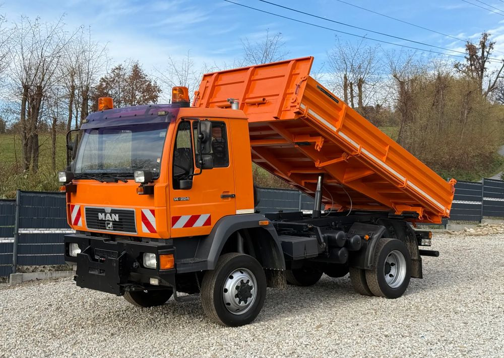 MAN * MAN 14-220 * Kiper Wywrotka Meiller * 4x4 * Zimowe Utrzymanie * Unimog * - Tippbil lastbil: bild 1 MAN * MAN 14-220 * Kiper Wywrotka Meiller * 4x4 * Zimowe Utrzymanie * Unimog * - Tippbil lastbil: bild 1