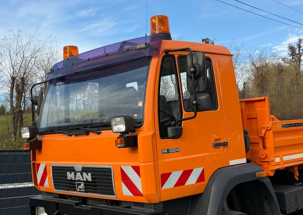 MAN * MAN 14-220 * Kiper Wywrotka Meiller * 4x4 * Zimowe Utrzymanie * Unimog * - Tippbil lastbil: bild 5 MAN * MAN 14-220 * Kiper Wywrotka Meiller * 4x4 * Zimowe Utrzymanie * Unimog * - Tippbil lastbil: bild 5
