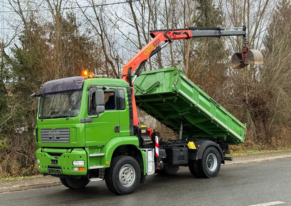 MAN * MAN TGA 18-360 * Kiper Wywrotka * 4x2 * Kran Palfinger PK 9501 Sprowadzony - Tippbil lastbil: bild 1 MAN * MAN TGA 18-360 * Kiper Wywrotka * 4x2 * Kran Palfinger PK 9501 Sprowadzony - Tippbil lastbil: bild 1