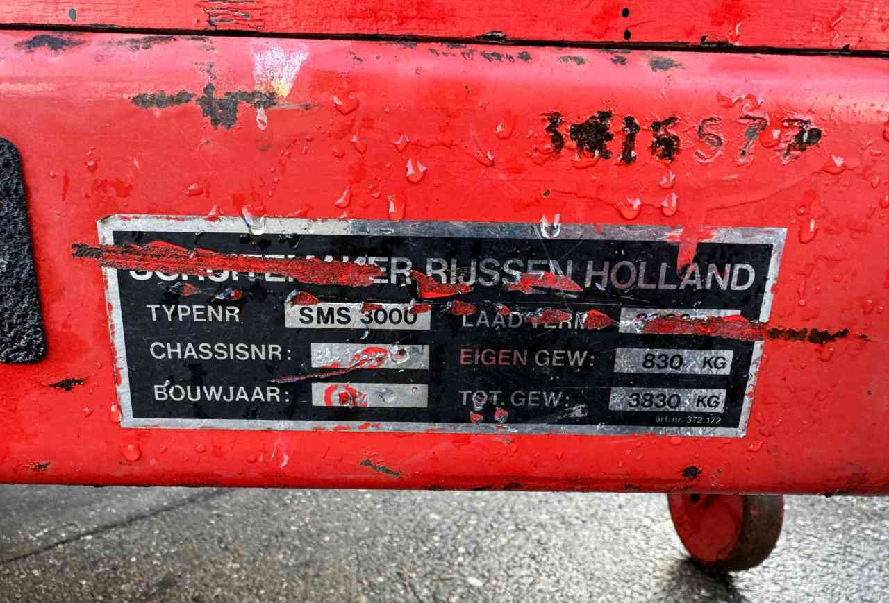 Schuitemaker SMS 3000 mestverspreider *Verkocht/sold* - Kletgödselspridare: bild 5 Schuitemaker SMS 3000 mestverspreider *Verkocht/sold* - Kletgödselspridare: bild 5