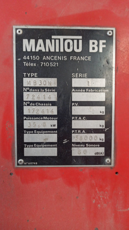 Manitou 30 NB - Terrängtruck: bild 4 Manitou 30 NB - Terrängtruck: bild 4