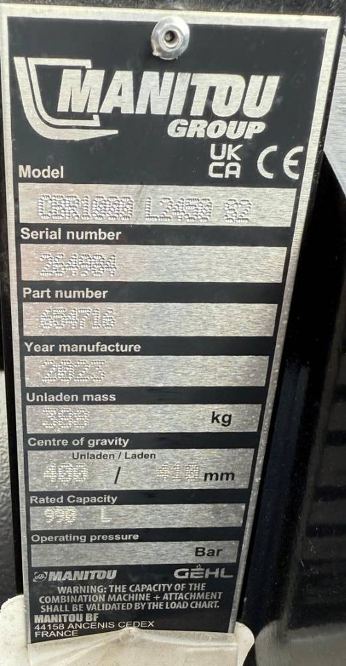 Manitou CBR 1000 2450mm 654716 - Skopa för Byggmaskiner: bild 5 Manitou CBR 1000 2450mm 654716 - Skopa för Byggmaskiner: bild 5