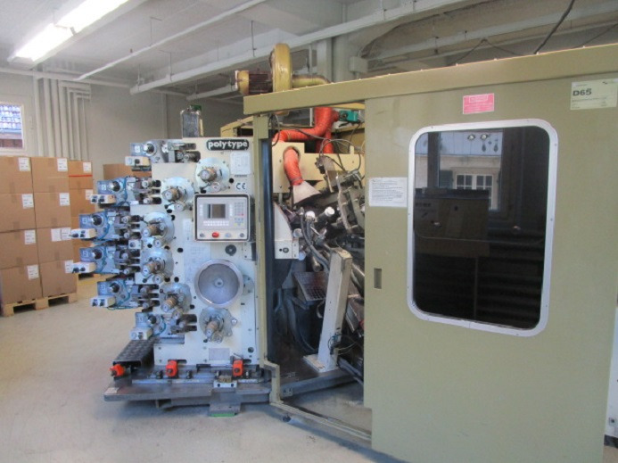 BECHERDRUCKMASCHINE POLYTYPE BDM65 - Förpackningsmaskin: bild 1 BECHERDRUCKMASCHINE POLYTYPE BDM65 - Förpackningsmaskin: bild 1
