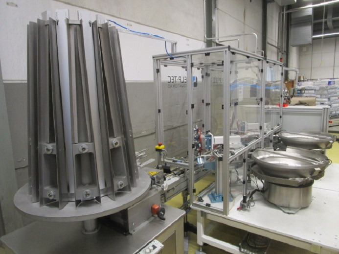 Förpackningsmaskin DECKEL ETIKETTIER ANLAGE SCHLEUTER GU 2 DO MIT 2xLÖFFELEINLEGESTATIONEN: bild 6