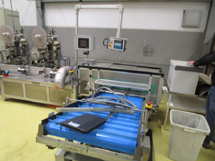 Förpackningsmaskin DECKEL ETIKETTIER ANLAGE SCHLEUTER GU 2 DO MIT 2xLÖFFELEINLEGESTATIONEN: bild 9