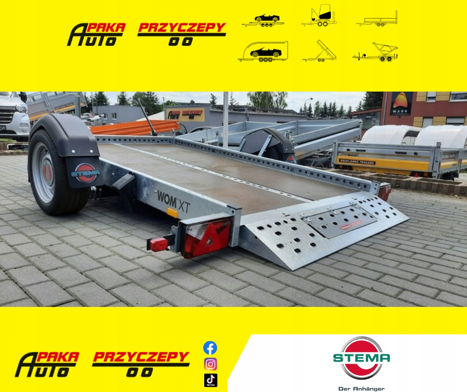 PRZYCZEPA DO MOTOCYKLA QUADA TRAJKI RAMPA UCHYLNA 1500KG / MOTORCYCLE QUAD TRIKE TRAILER WITH TILTING RAMP 1500KG - MC-släp: bild 1 PRZYCZEPA DO MOTOCYKLA QUADA TRAJKI RAMPA UCHYLNA 1500KG / MOTORCYCLE QUAD TRIKE TRAILER WITH TILTING RAMP 1500KG - MC-släp: bild 1