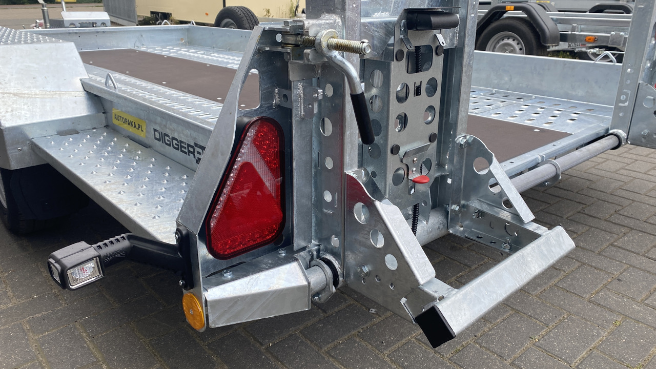 PRZYCZEPA LAWETA DO MINIKOPARKI BUDOWLANA 280x130 CM, DMC 2700 / CONSTRUCTION MINI EXCAVATOR TRANSPORTER TRAILER 280x130 CM, DMC 2700 KG - Maskinsläp: bild 2 PRZYCZEPA LAWETA DO MINIKOPARKI BUDOWLANA 280x130 CM, DMC 2700 / CONSTRUCTION MINI EXCAVATOR TRANSPORTER TRAILER 280x130 CM, DMC 2700 KG - Maskinsläp: bild 2