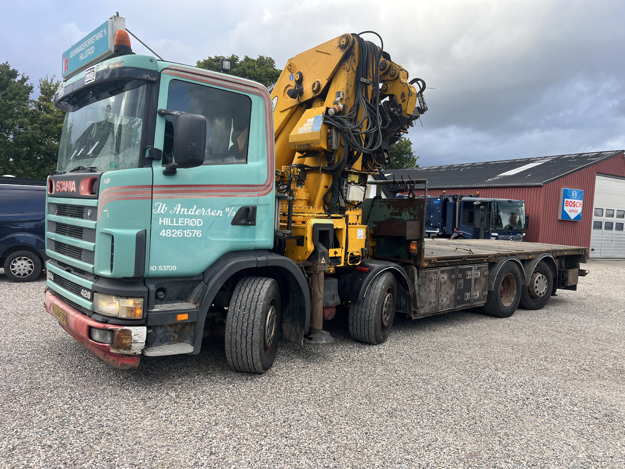 Scania G 124 - Kranbil: bild 2 Scania G 124 - Kranbil: bild 2