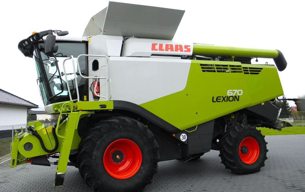 Claas Lexion 670 2019 Rok, Heder V 770,  Najbogatsza Wersja, Nie Malowany, Stan Idealny - Skördetröska: bild 1 Claas Lexion 670 2019 Rok, Heder V 770,  Najbogatsza Wersja, Nie Malowany, Stan Idealny - Skördetröska: bild 1