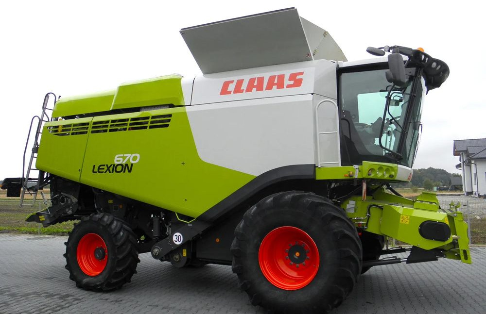 Claas Lexion 670 2019 Rok, Heder V 770,  Najbogatsza Wersja, Nie Malowany, Stan Idealny - Skördetröska: bild 2 Claas Lexion 670 2019 Rok, Heder V 770,  Najbogatsza Wersja, Nie Malowany, Stan Idealny - Skördetröska: bild 2