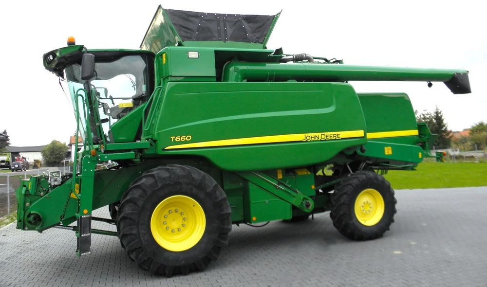 John Deere T660 2014 Rok, heder 7,6m, 2700 mtg na silniku, Najbogatsza Wersja, Nie Malowany, Stan Idealny - Skördetröska: bild 3 John Deere T660 2014 Rok, heder 7,6m, 2700 mtg na silniku, Najbogatsza Wersja, Nie Malowany, Stan Idealny - Skördetröska: bild 3
