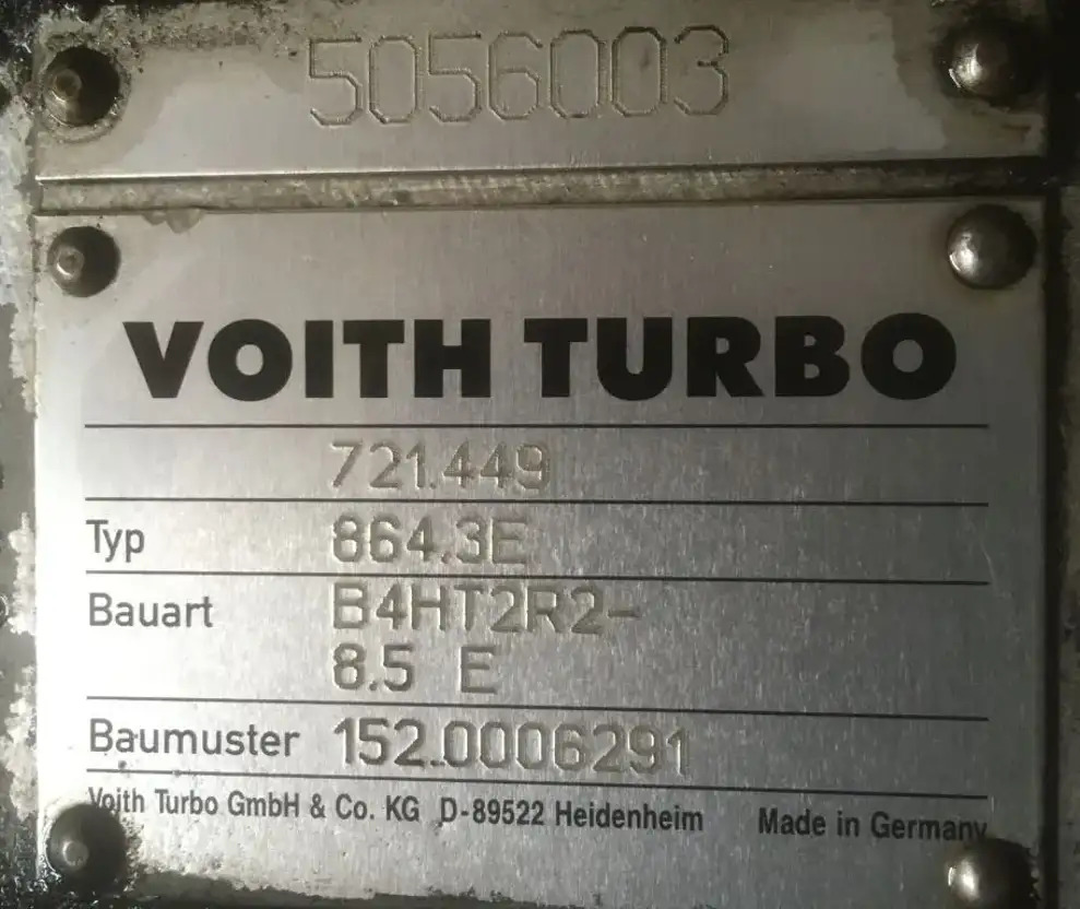 Mercedes-Benz Voith 864.3E B4HT2R2 -8.5E Mercedes Citaro Getriebe 721.449 - Transmission för Buss: bild 2 Mercedes-Benz Voith 864.3E B4HT2R2 -8.5E Mercedes Citaro Getriebe 721.449 - Transmission för Buss: bild 2