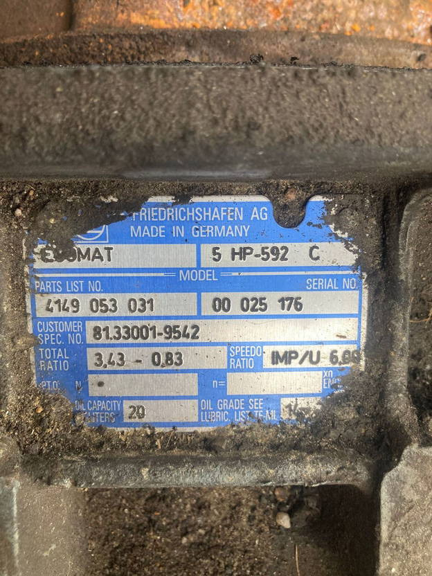 ZF Getriebe ZF 5HP 592C 5HP592C 4149053031 MAN A21 A23 Ecomat - Växellåda för Buss: bild 2 ZF Getriebe ZF 5HP 592C 5HP592C 4149053031 MAN A21 A23 Ecomat - Växellåda för Buss: bild 2