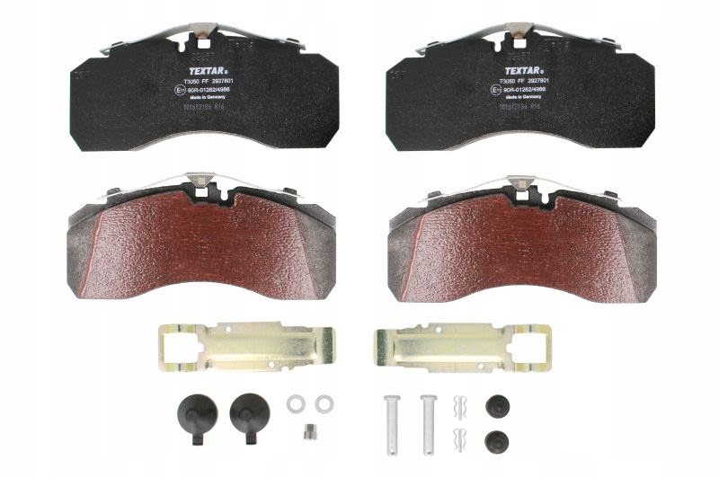 TEXTAR Textar 2927801 Zestaw klocków hamulcowych, hamulce tarczowe - Bromsbelägg: bild 1 TEXTAR Textar 2927801 Zestaw klocków hamulcowych, hamulce tarczowe - Bromsbelägg: bild 1