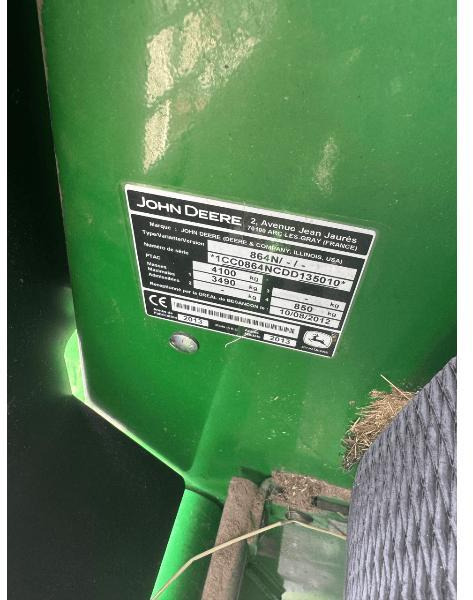 JOHN DEERE 864 - Rundbalspress: bild 5 JOHN DEERE 864 - Rundbalspress: bild 5