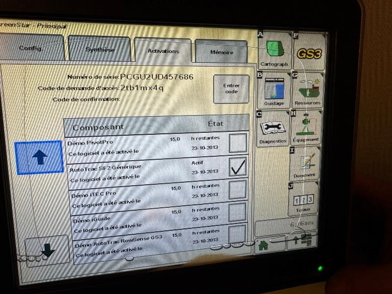 JOHN DEERE GS2630 - Navigationssystem för Lantbruksmaskiner: bild 4 JOHN DEERE GS2630 - Navigationssystem för Lantbruksmaskiner: bild 4