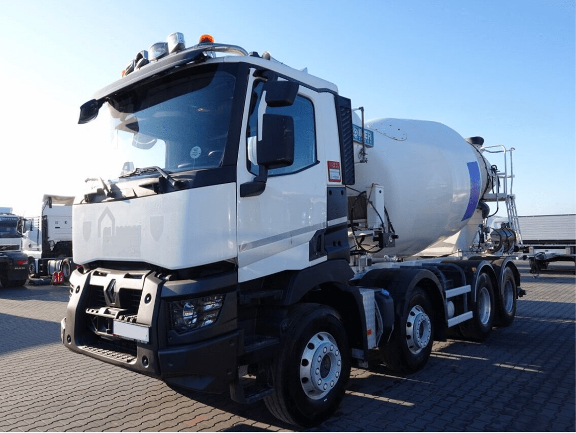 Renault C 430 8×4 Beton Mixer 9m3, TOP !!! - Betongbil: bild 1 Renault C 430 8×4 Beton Mixer 9m3, TOP !!! - Betongbil: bild 1