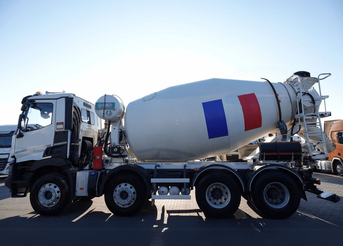 Renault C 430 8×4 Beton Mixer 9m3, TOP !!! - Betongbil: bild 4 Renault C 430 8×4 Beton Mixer 9m3, TOP !!! - Betongbil: bild 4